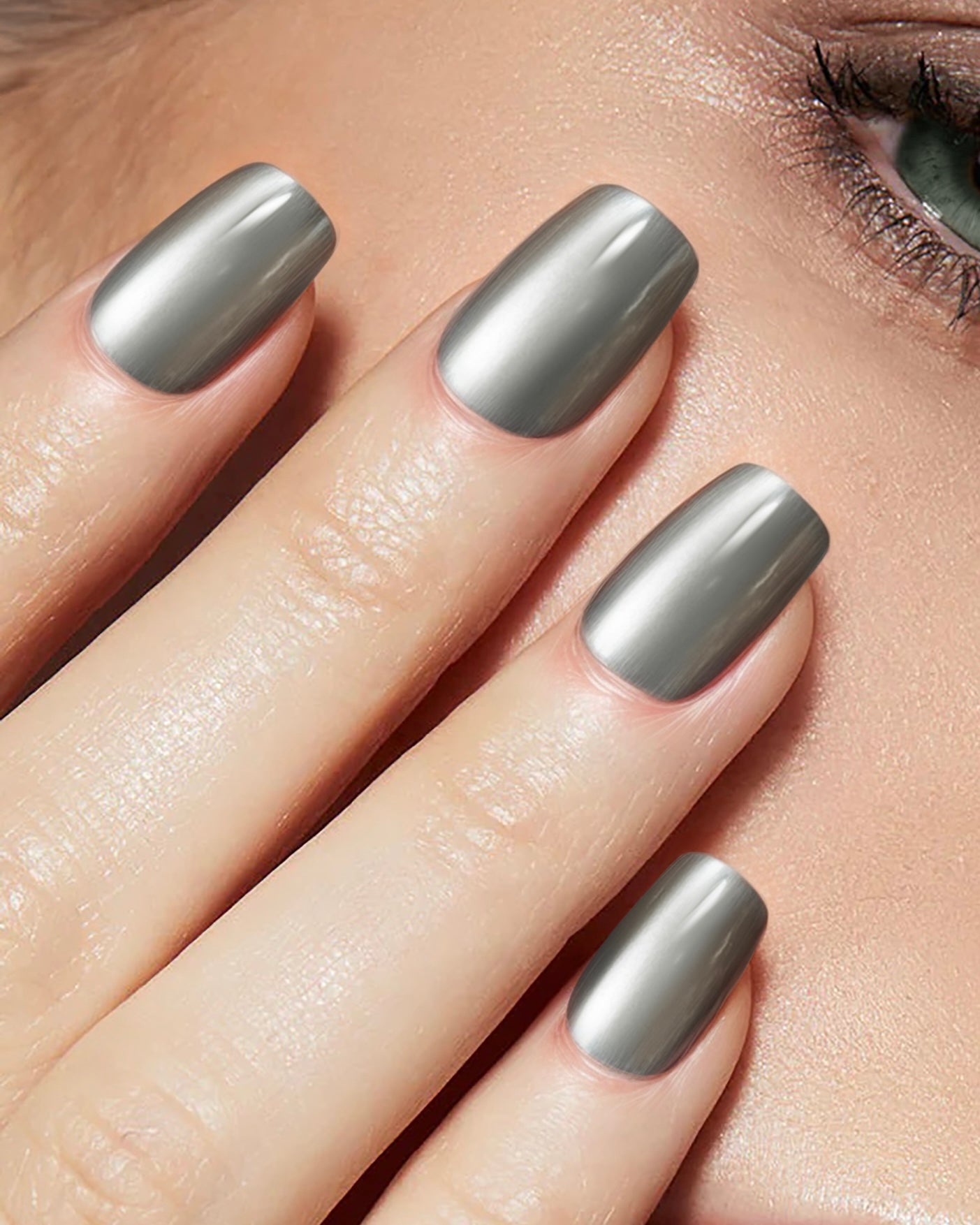 Steel Mist Extra Short Square