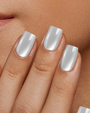 Grey Chrome Short Square