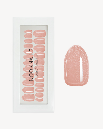 Blush Glitter Short Round